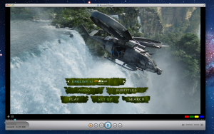Blu-ray movie with Blu-ray menu